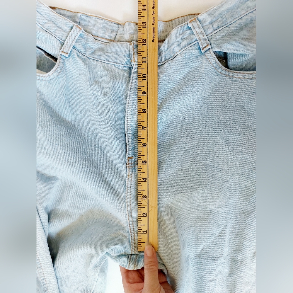 Light Wash Denim Vintage 80s Gitano Ultra High Waist Jeans "14 Average" 1980s‎ - Picture 8 of 10